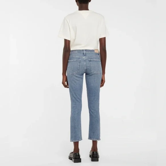 Citizens of Humanity Elsa Mid Rise Slim Fit Crop Jean Myth Wash NWT - Picture 2 of 10